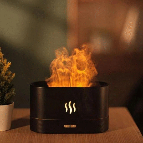 Colorful LED Air Flame Fragrance Humidifier