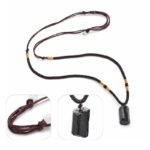 Black Tourmaline Rough Stone Pendant Necklace - Image 5