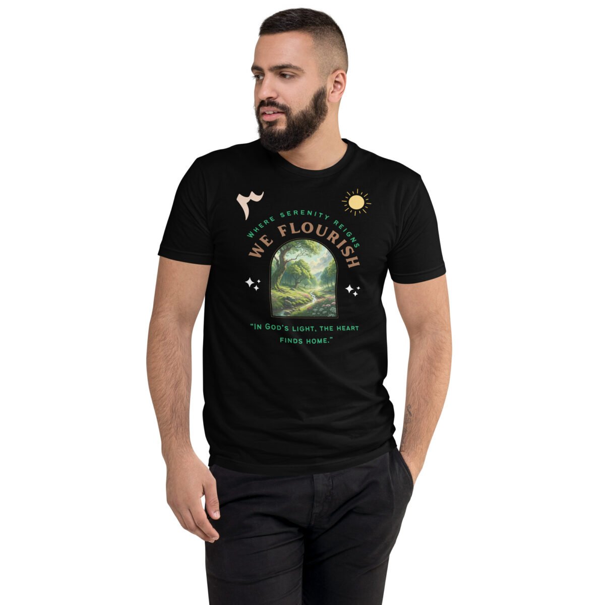 Verdant 3 Men's Signature Cotton Tee - Image 1
