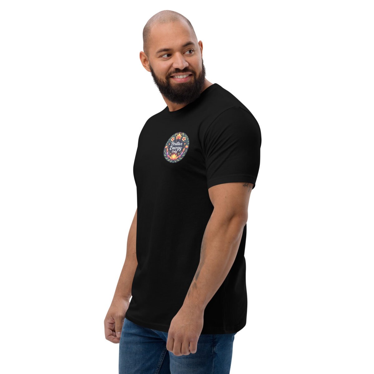 Positive Energy Only Men’s Signature Cotton Tee - Image 3