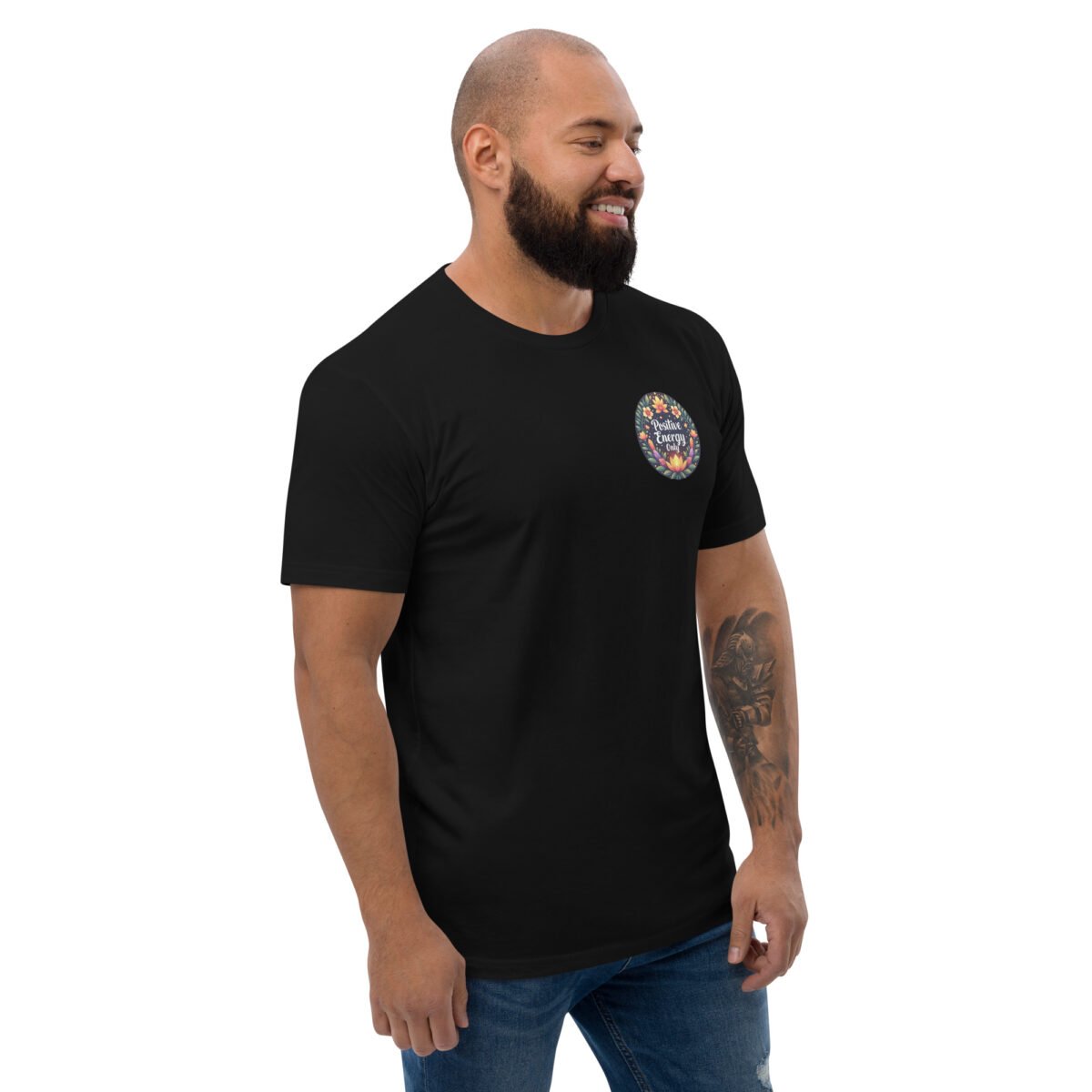 Positive Energy Only Men’s Signature Cotton Tee - Image 2