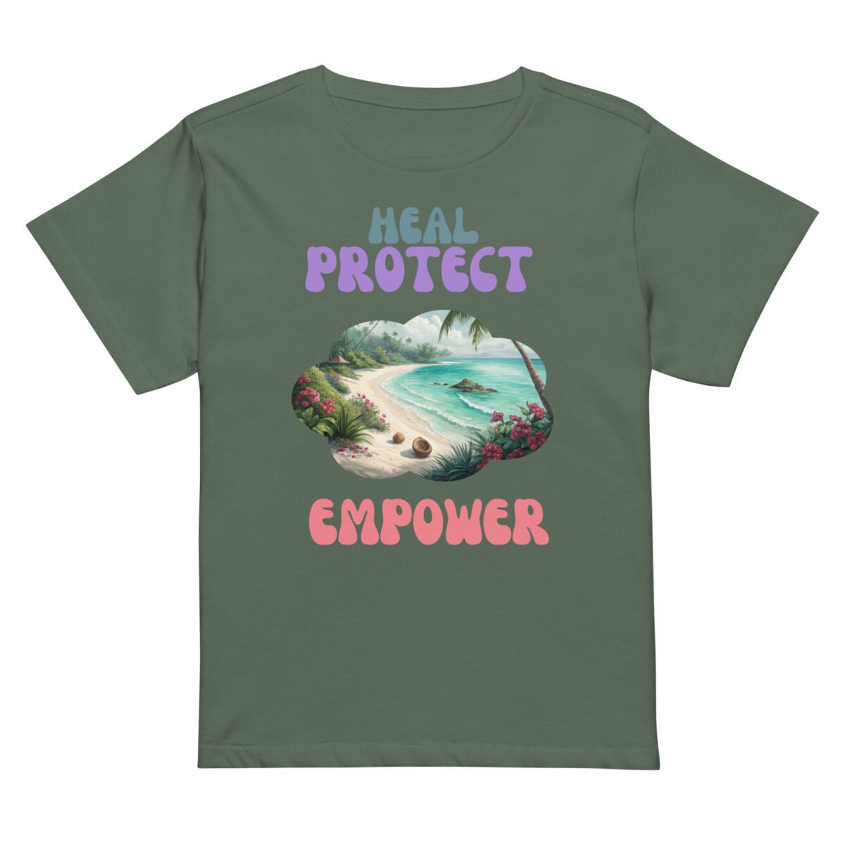 Ocean & Bloom Women’s Luxe Everyday T-Shirt - Image 4