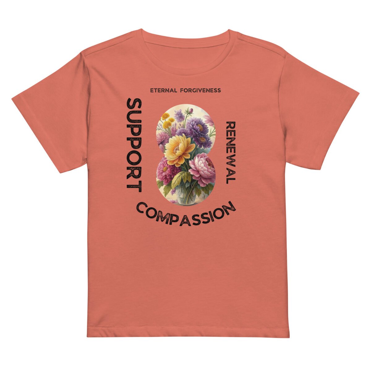 Flowers 1 Women’s Luxe Everyday T-Shirt - Image 1