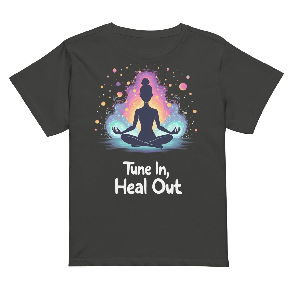 Meditation Cosmic Energy Women’s Luxe Everyday T-Shirt - Image 3