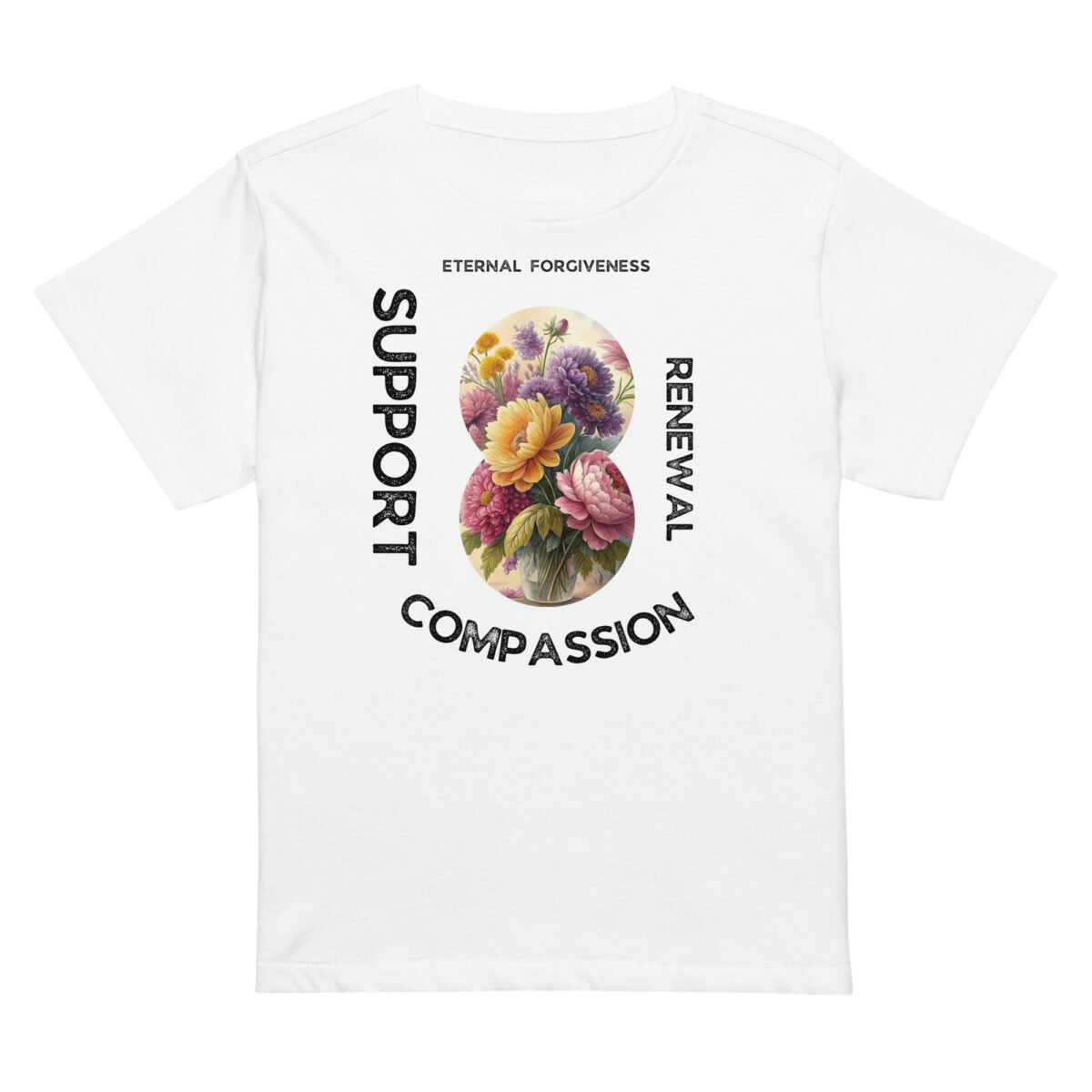 Flowers 1 Women’s Luxe Everyday T-Shirt - Image 5