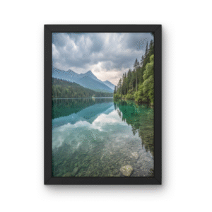 Aqua Profonda Premium Matte Wall Art Poster 18″ x 24″ (Vertical)