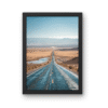 Golden Horizon Highway - Premium Matte Wall Art Poster 18″ x 24″ (Vertical)