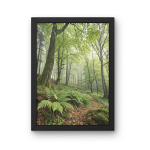 1 Emerald Whisperwood Premium Matte Wall Art Poster 18″ x 24″ (Vertical)