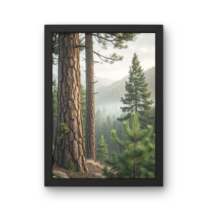 Sentinel Pines Premium Matte Wall Art Poster 18″ x 24″ (Vertical)