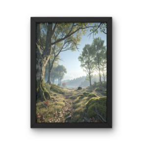 1_20251210_152248_0000 The Golden Path of Serenity Premium Matte Wall Art Poster 18″ x 24″ (Vertical)