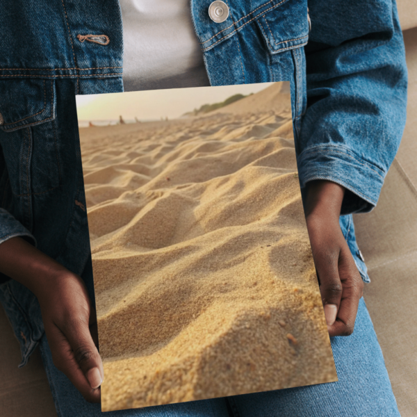 Golden Dunes at Dusk Premium Matte Wall Art Poster