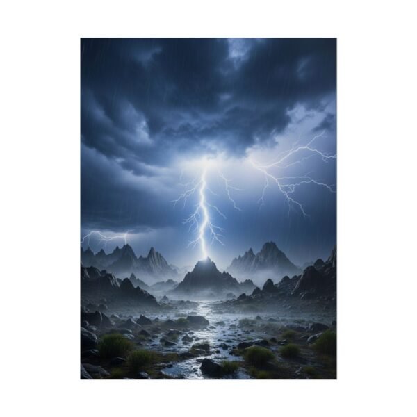 Divine Tempest Premium Matte Wall Art Poster 18″ x 24″ (Vertical)