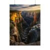 Majestic Canyon Aurelia Premium Matte Wall Art Poster 18″ x 24″ (Vertical)