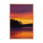 Twilight Embers Framed Matte Art Print – 24" × 36" - Image 3