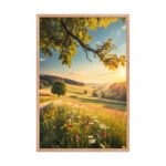 Golden Solace Framed Matte Art Print – 24" × 36" - Image 3