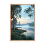 Ethereal Dawn Framed Matte Art Print – 24" × 36" - Image 3