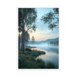 Ethereal Dawn Framed Matte Art Print – 24" × 36" - Image 4