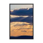 Heaven’s Veil Framed Matte Art Print – 24" × 36"
