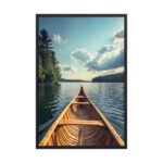 The Navigator’s Path Framed Matte Art Print – 24" × 36"