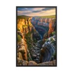 Eternal Chasm Framed Matte Art Print – 24" × 36"
