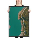 Emerald Serpentine Framed Matte Art Print – 24" × 36" - Image 2