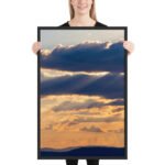 Heaven’s Veil Framed Matte Art Print – 24" × 36" - Image 2