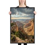 Canyon’s Descent Framed Matte Art Print – 24" × 36" - Image 2