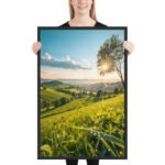 Morning’s First Radiance Framed Matte Art Print – 24" × 36" - Image 2