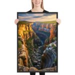 Eternal Chasm Framed Matte Art Print – 24" × 36" - Image 2