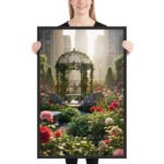 Urban Secret Garden Framed Matte Art Print – 24" × 36" - Image 2