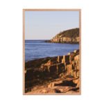 Golden Horizon Cliffs Framed Matte Art Print – 24" × 36" - Image 3