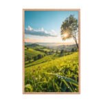 Morning’s First Radiance Framed Matte Art Print – 24" × 36" - Image 3