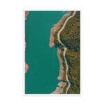 Emerald Serpentine Framed Matte Art Print – 24" × 36" - Image 3