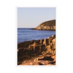 Golden Horizon Cliffs Framed Matte Art Print – 24" × 36" - Image 4