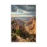 Canyon’s Descent Framed Matte Art Print – 24" × 36" - Image 4
