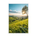Morning’s First Radiance Framed Matte Art Print – 24" × 36" - Image 4