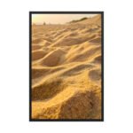 Golden Sands Framed Matte Art Print – 24" × 36"