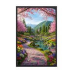 Eternal Spring Sanctuary Framed Matte Nature Fine Art Print — 24" × 36"