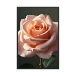 Velvet Petal Framed Matte Nature Fine Art Print — 24" × 36"