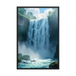 Celestial Cascades Framed Matte Nature Fine Art Print — 24" × 36"