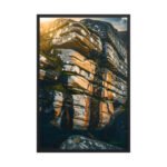 Luxury Highland Stone Framed Matte, Nature Art Print — 24" × 36"