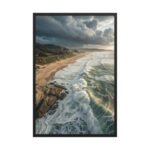 Wild Shore | Framed Matte, Nature Art Print - 24" × 36"