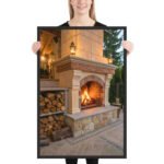 The Hearthside Framed Matte Art Print – 24" × 36" - Image 2