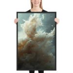 Ethereal Surge Framed Matte Nature Fine Art Print — 24" × 36" - Image 2