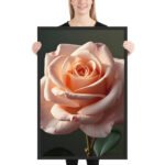 Velvet Petal Framed Matte Nature Fine Art Print — 24" × 36" - Image 2