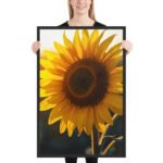 Golden Radiance Framed Matte Nature Fine Art Print — 24" × 36" - Image 2