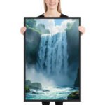 Celestial Cascades Framed Matte Nature Fine Art Print — 24" × 36" - Image 2