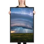 Luxury Storm Photography Framed Matte, Nature Art Print — 24" × 36" - Image 2