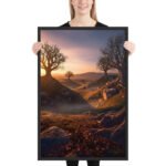 Ancient Roots Framed Matte, Nature Art Print — 24" × 36" - Image 2