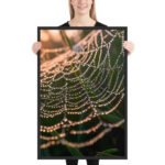 The Gilded Cobweb | Framed Matte, Nature Art Print - 24" × 36" - Image 4